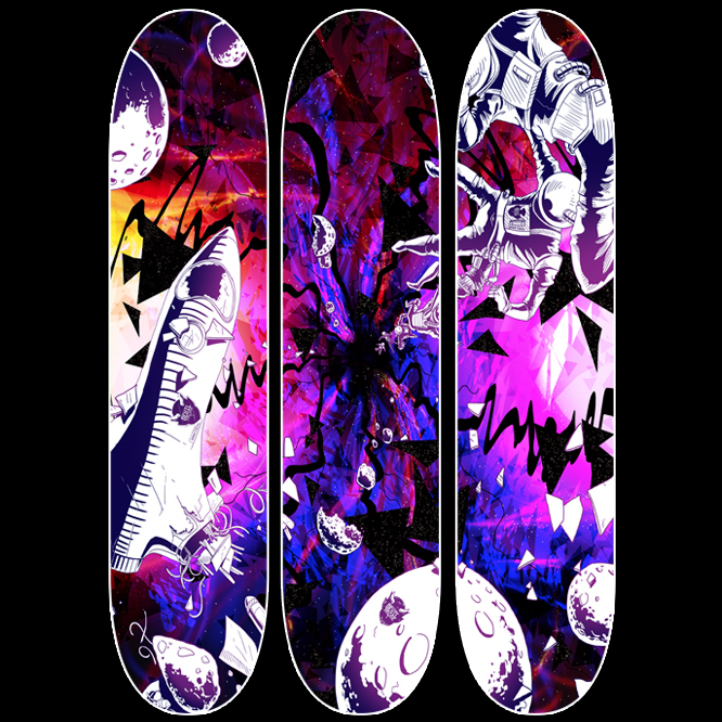 "The Black Hole Triptych" Series
