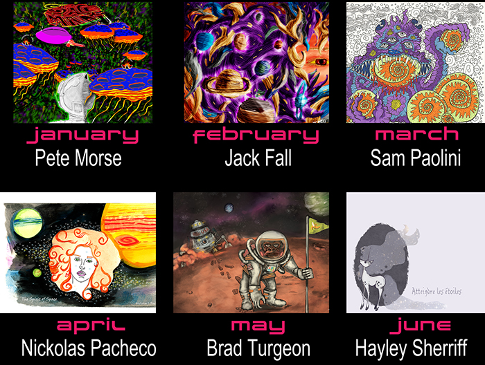 January through June 2014 Artists