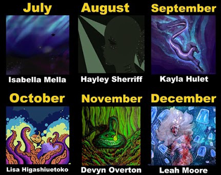 July through December 2015 Artists
