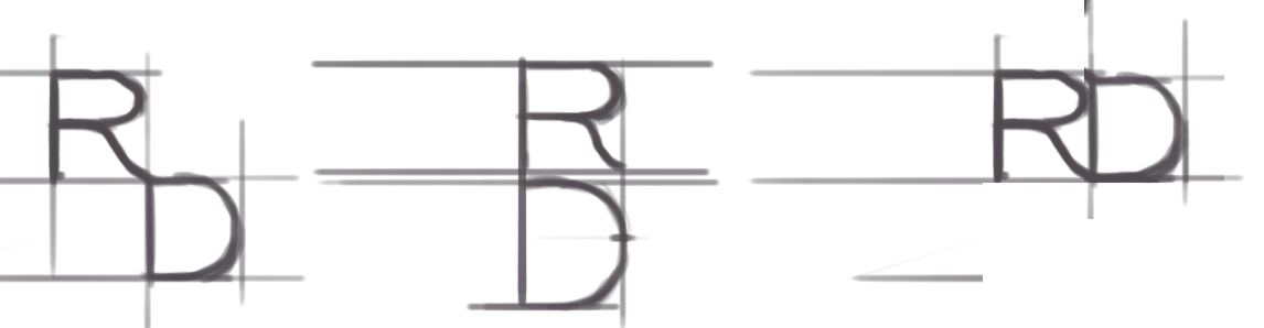 RD Logo Sketches RD Logo Sketches