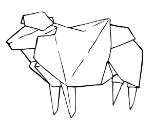 Origami Sheep