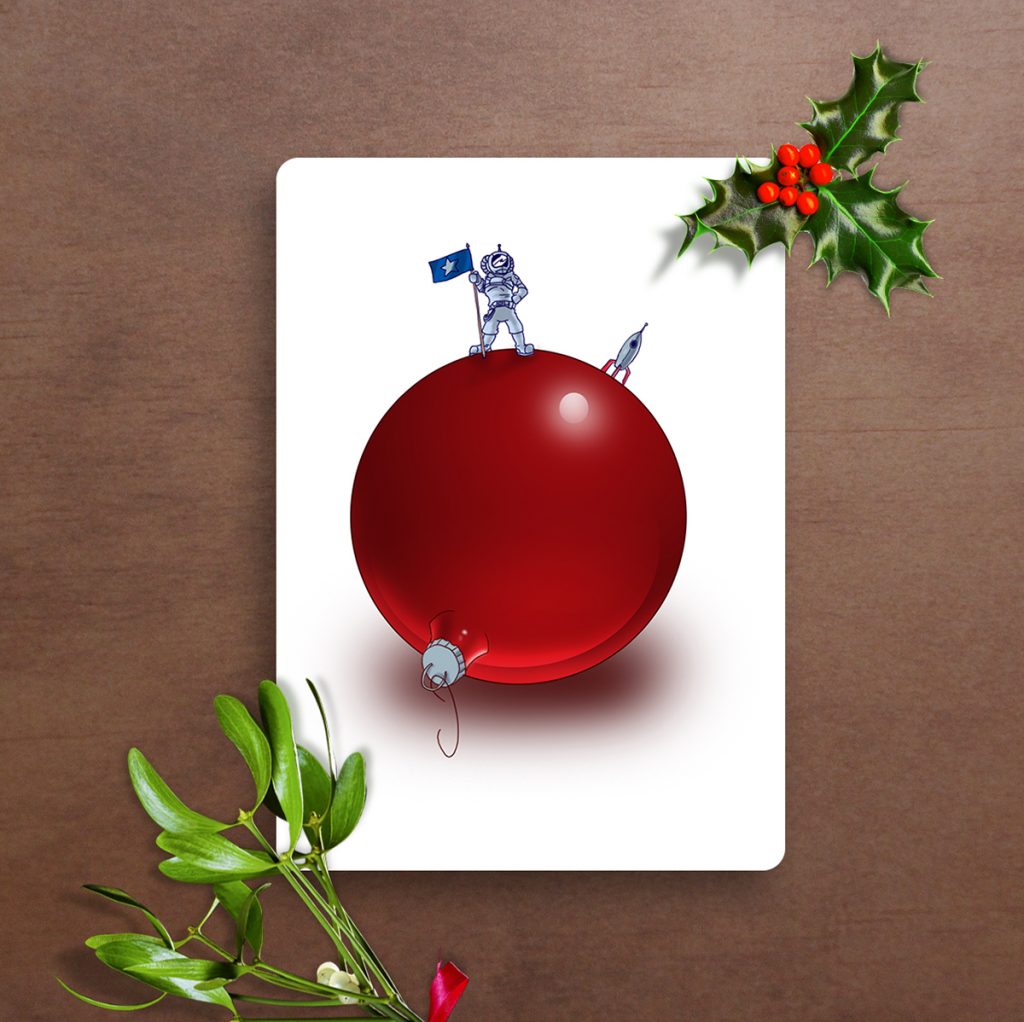 Astronaut Holiday Card 2014 Astronaut Holiday Card 2014