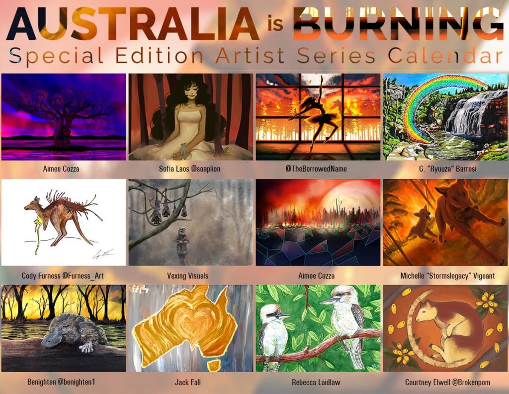 Australia is Burning Participating Artists