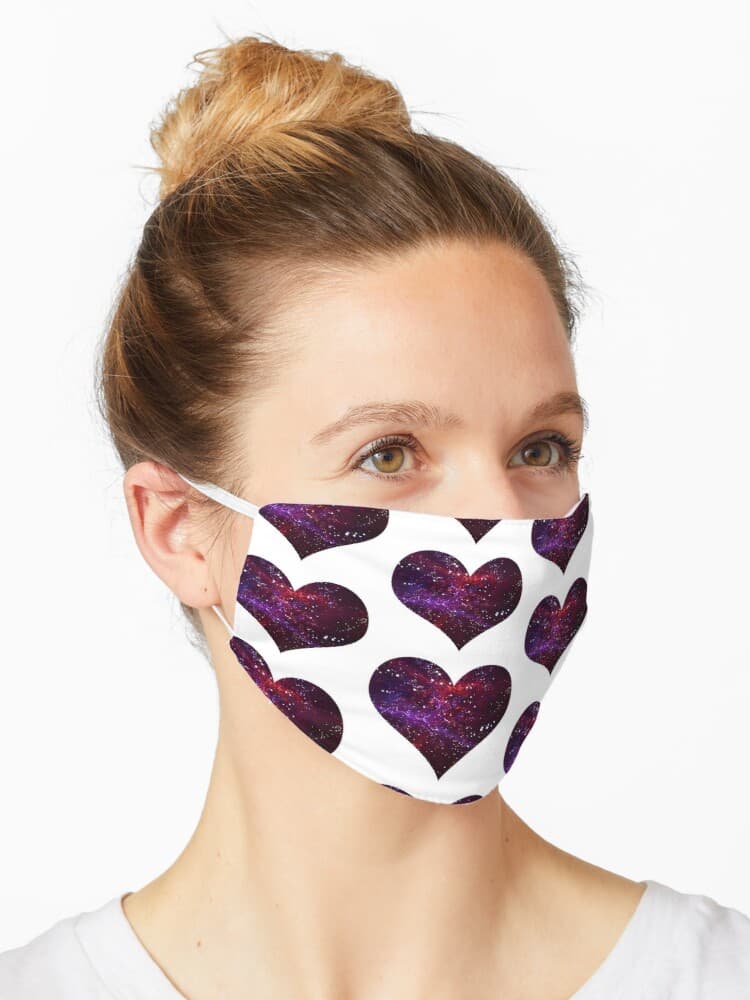 Nebula heart facemask
