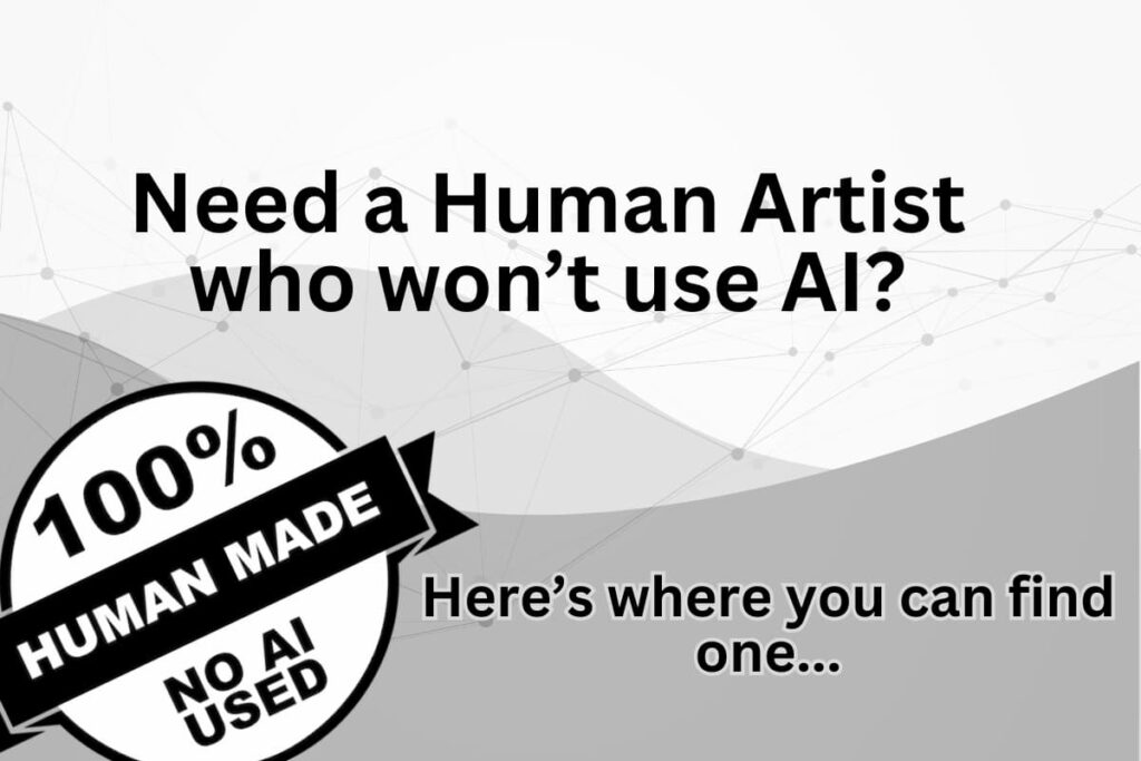 Need a human artist who won't use AI? Here's where you can find one...